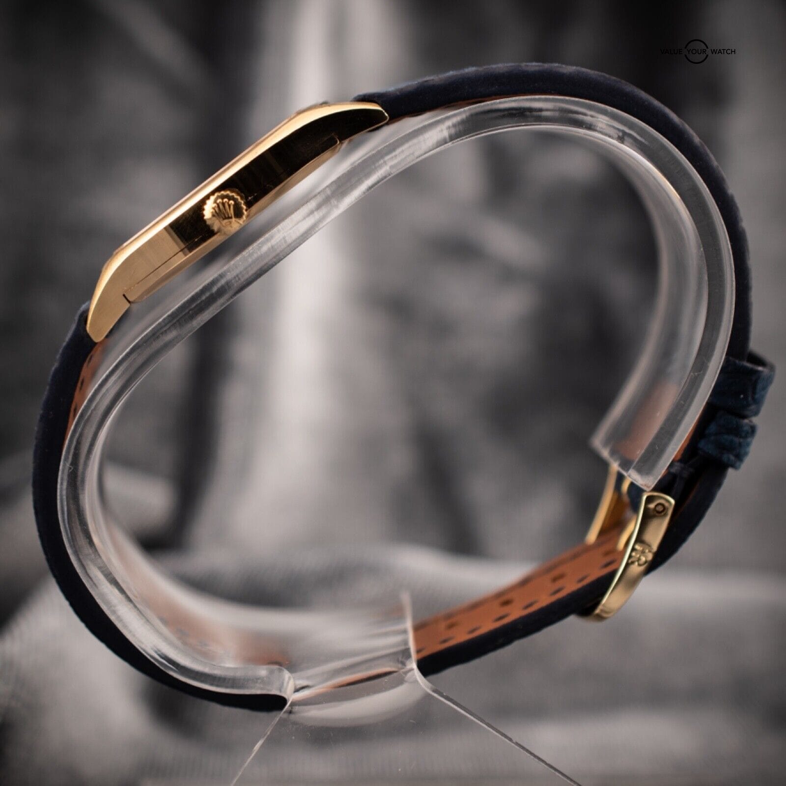 1979 Rolex Cellini, Ref. 3805 Champagne Dial 18K Yellow Gold Mens Watch with B&P - Image 8