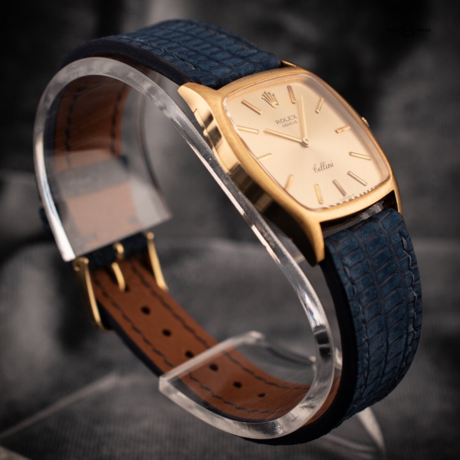 1979 Rolex Cellini, Ref. 3805 Champagne Dial 18K Yellow Gold Mens Watch with B&P - Image 10