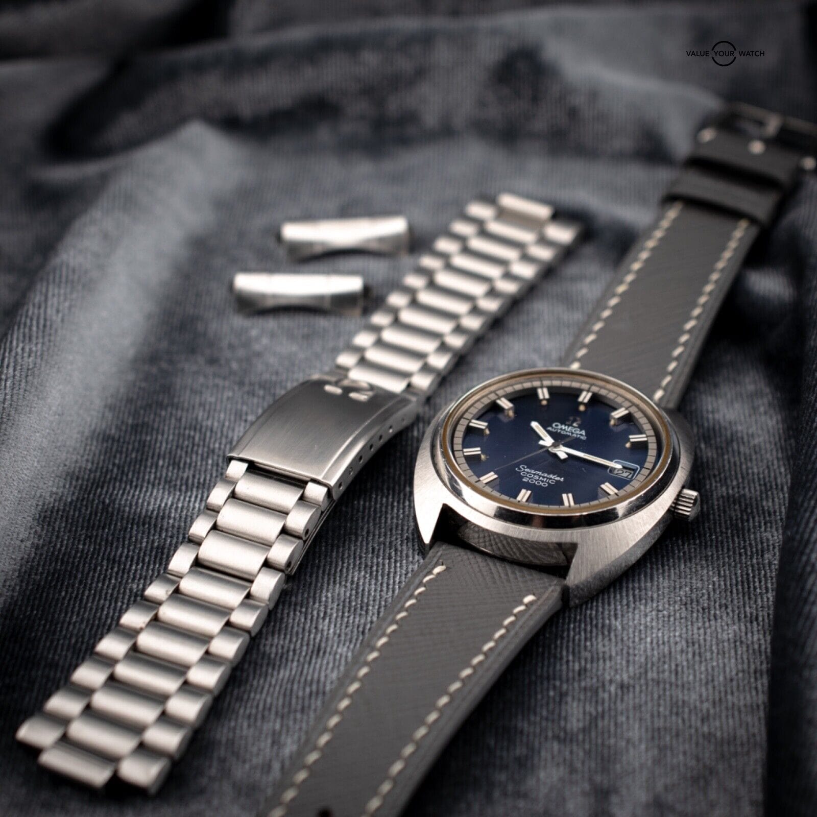 Vintage Omega Seamaster Cosmic 2000, Ref. 166.0130 with incl. Original Bracelet - Image 14