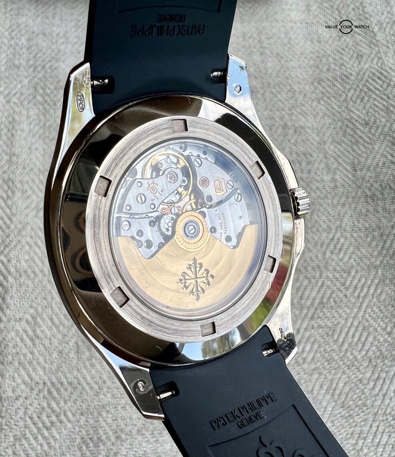 Patek Philippe Aquanaut White Gold Blue Dial 42mm Men's Watch - 5168G Complete - Image 5