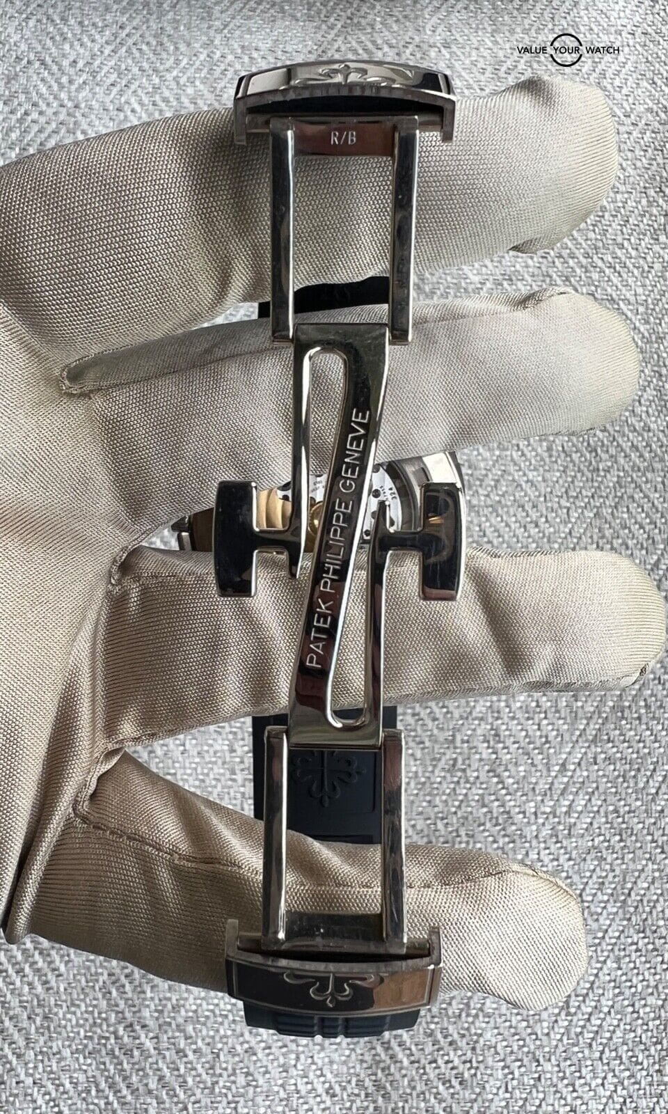 Patek Philippe Aquanaut White Gold Blue Dial 42mm Men's Watch - 5168G Complete - Image 7