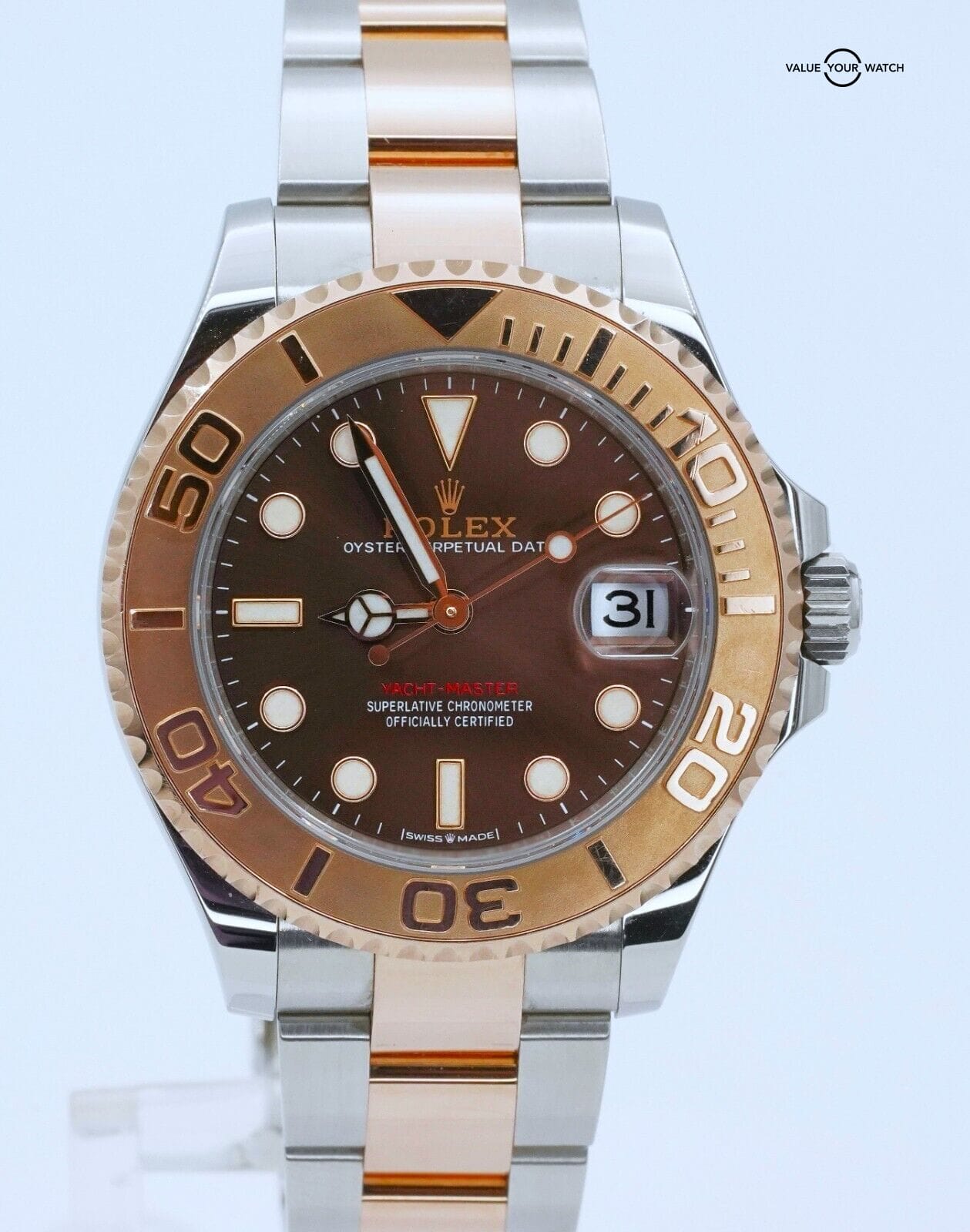 2022 ROLEX Yacht-Master 268621 37mm 18K Rose Gold Chocolate Dial BOXES/PAPERS!