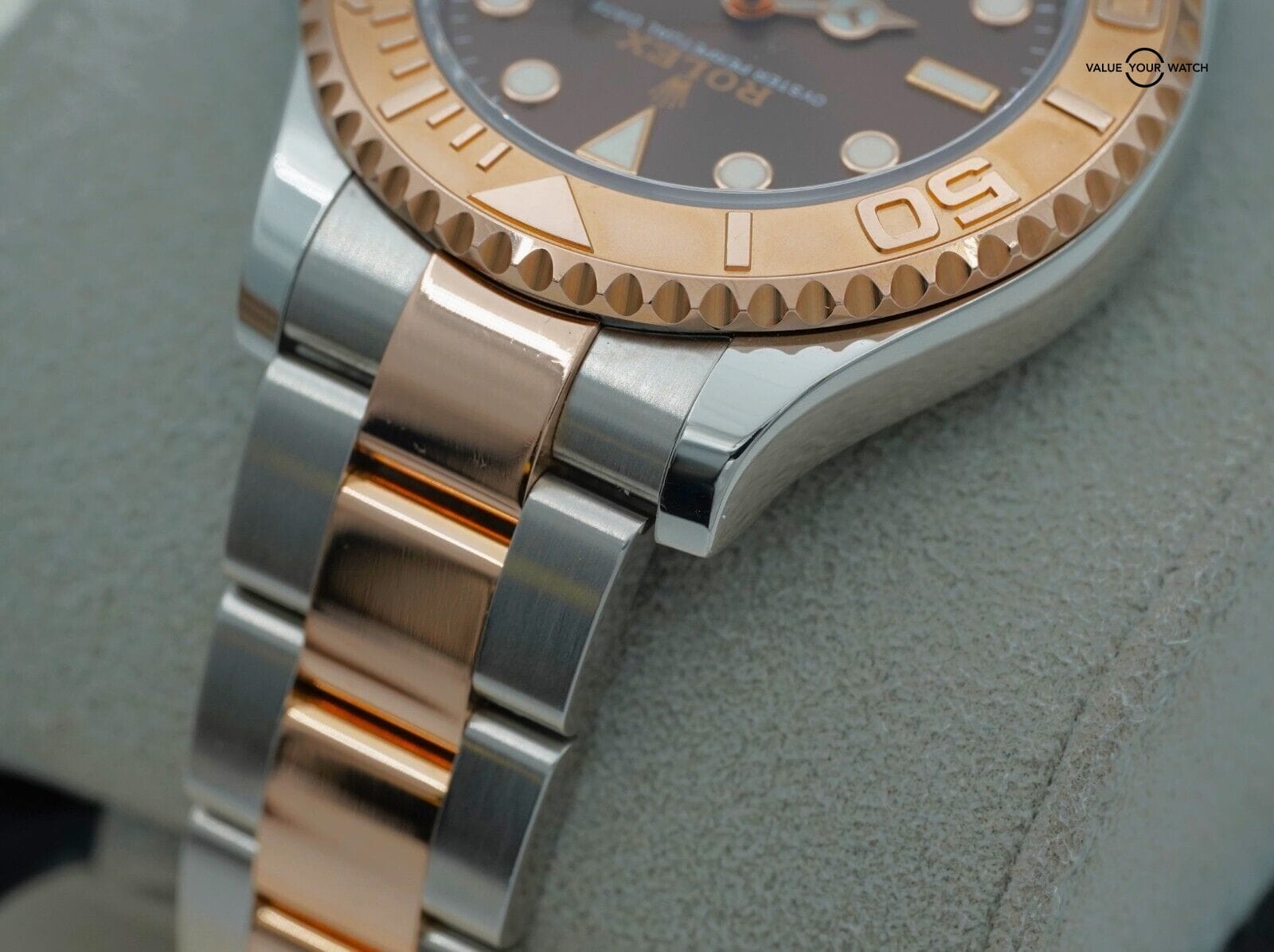 2022 ROLEX Yacht-Master 268621 37mm 18K Rose Gold Chocolate Dial BOXES/PAPERS! - Image 10