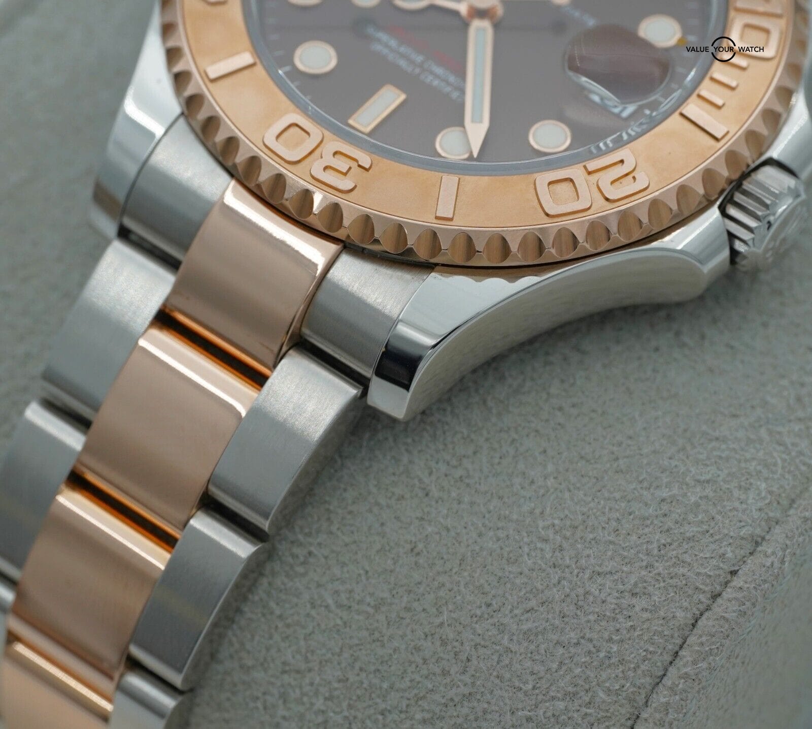2022 ROLEX Yacht-Master 268621 37mm 18K Rose Gold Chocolate Dial BOXES/PAPERS! - Image 9
