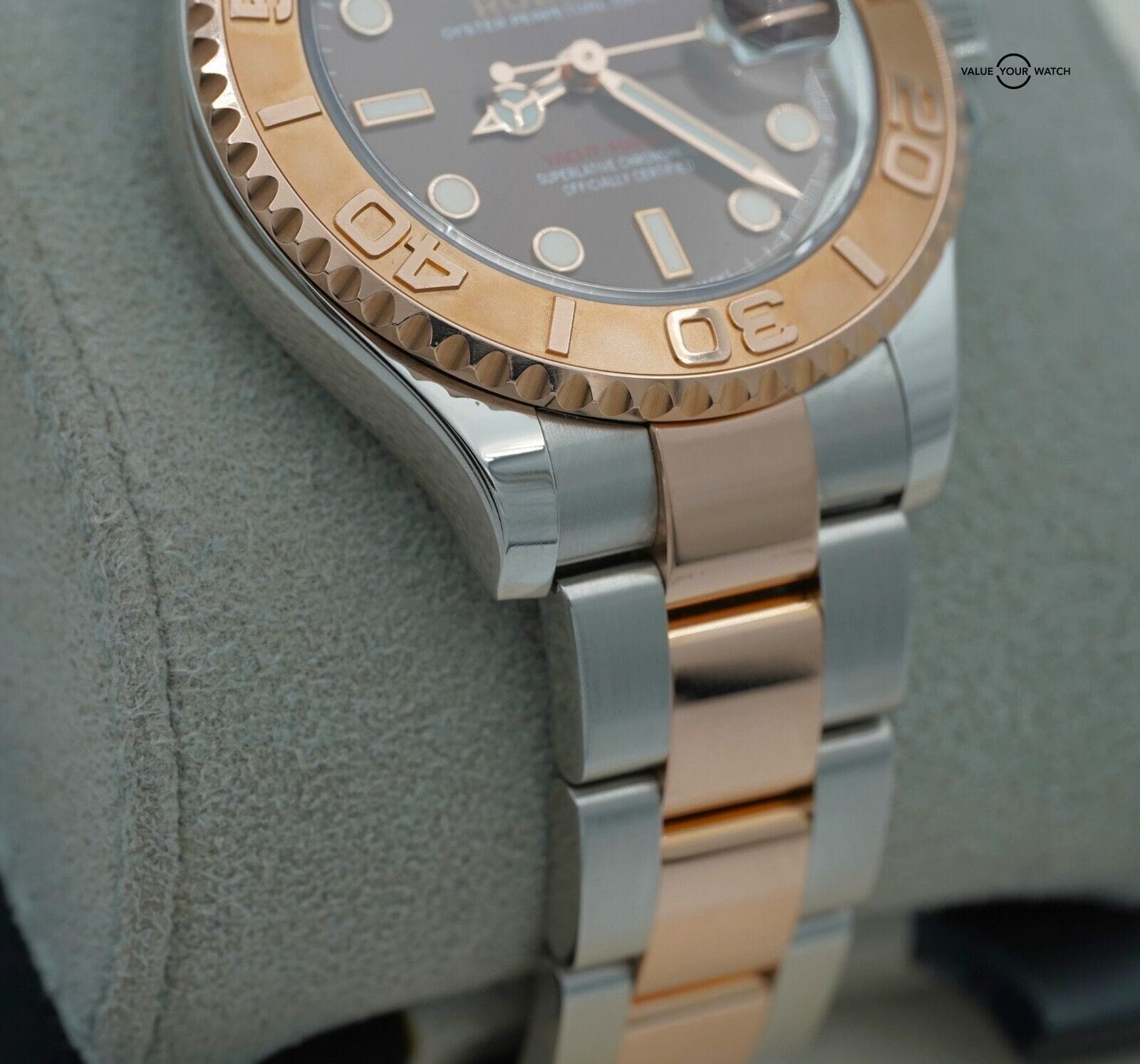 2022 ROLEX Yacht-Master 268621 37mm 18K Rose Gold Chocolate Dial BOXES/PAPERS! - Image 8