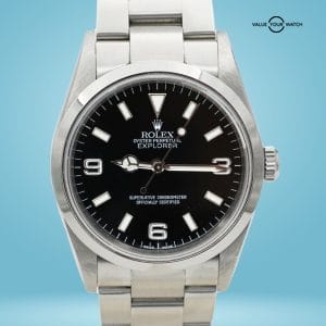 Rolex Explorer 36mm 114270 Black Dial Automatic Stainless-Steel W/PAPERS!