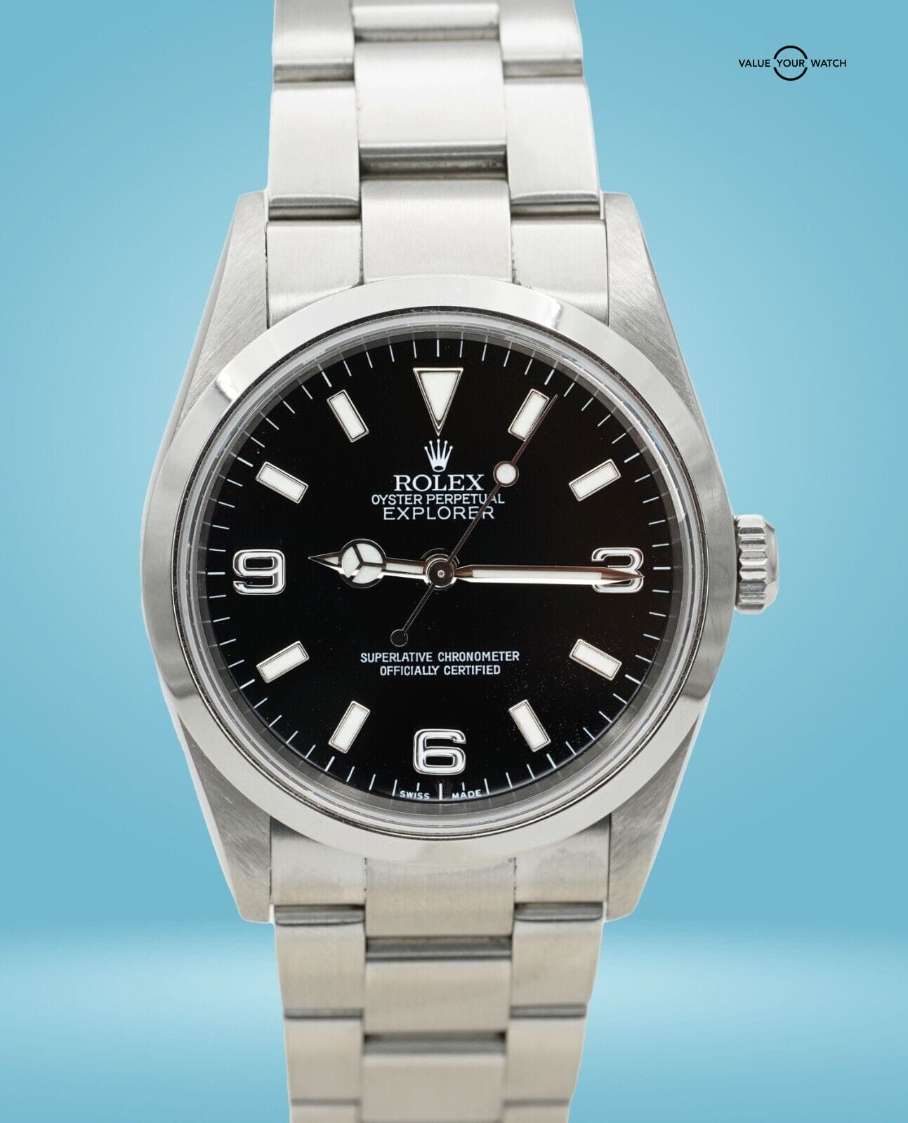 Rolex Explorer 36mm 114270 Black Dial Automatic Stainless-Steel W/PAPERS!