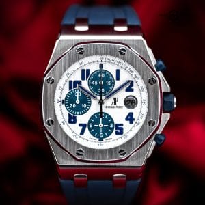 Audemars Piguet Royal Oak Offshore Navy 42mm Box & Archives 26020ST.OO.D020IN.01
