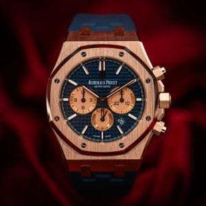 Audemars Piguet Royal Oak Chronograph 41mm Rose Gold Blue 26331OR.OO.D315CR.01