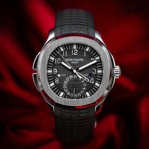 Patek Philippe Aquanaut Travel Time 5164A Steel Black Dial 40.8mm MINT 5164A-001