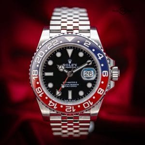 Rolex GMT Master II Pepsi 126710BLRO 40mm Blue &amp; Red Bezel Jubilee Box &amp; Papers