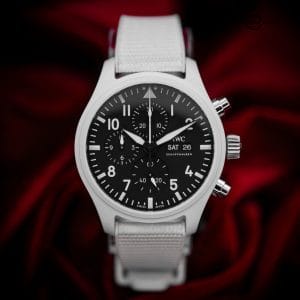 2023 IWC Pilot Chronograph Top Gun Edition “Lake Tahoe” IW389105 White Ceramic