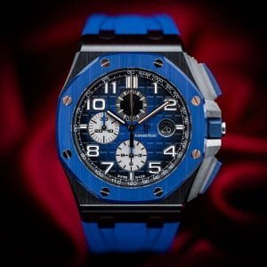 Audemars Piguet Royal Oak Offshore Blue Ceramic 44mm w/ B&P 26405CE.OO.A030CA.01