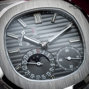 Patek Philippe Nautilus Moonphase 5712G-001 18k White Gold 40mm MINT Box/Papers