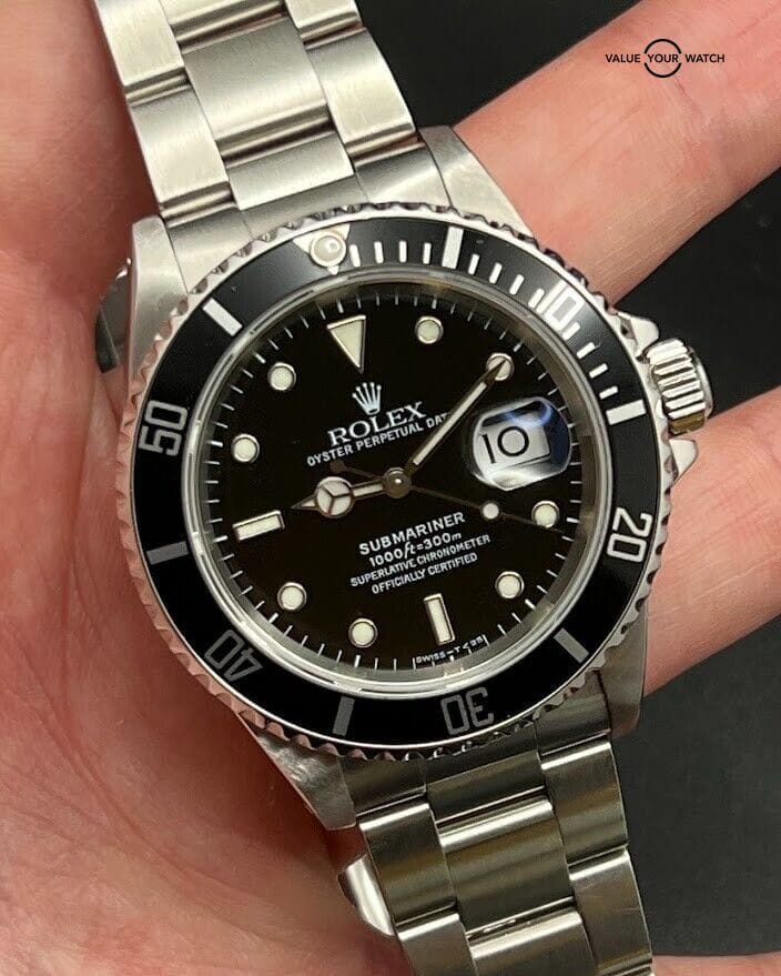 1998 Rolex Submariner Date 16610 40mm watch with Original Papers