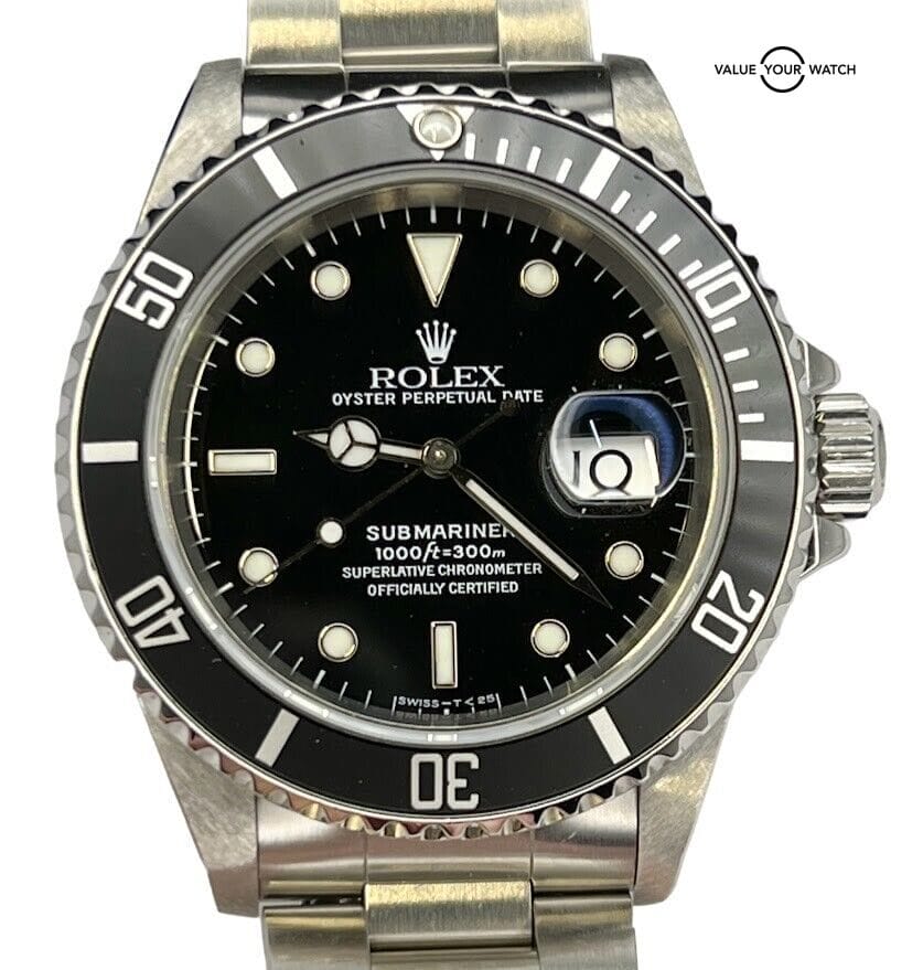 1998 Rolex Submariner Date 16610 40mm watch with Original Papers FRESH SERVICE - Image 8