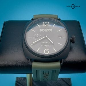 Panerai Radiomir 8 Days Ceramica 45mm PAM 384 Box Papers Extra Straps PAM00384