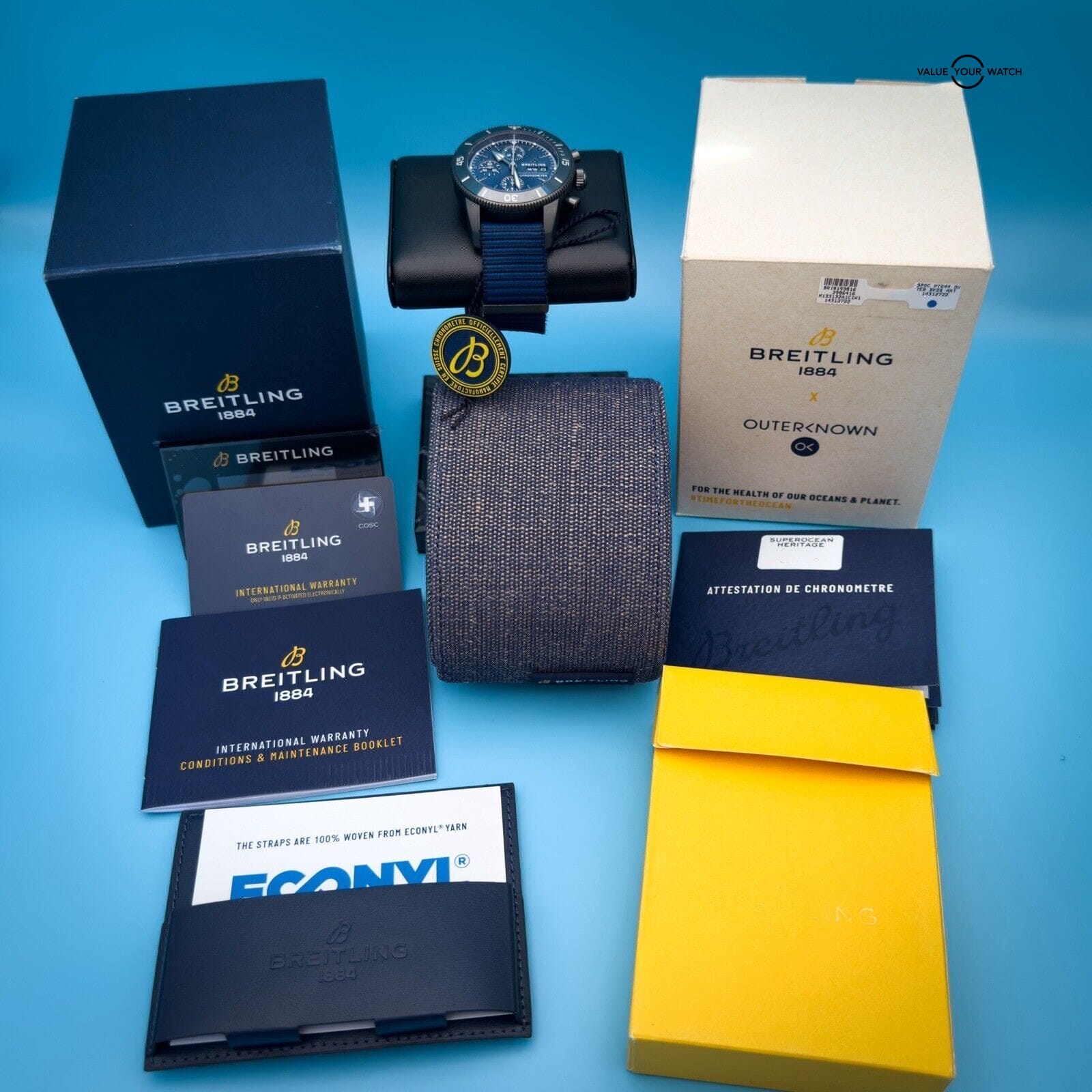 Breitling Superocean Heritage II Outerknown Edition M13313 44mm Chrono Full Set - Image 12