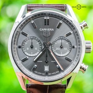 Tag Heuer Carrera Chronograph Automatic 42 mm Heuer 02 Gray CBN2012.FC6483