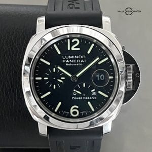 Panerai Luminor Power Reserve 44mm Black Dial- PAM00090 (Watch + Warranty Card)