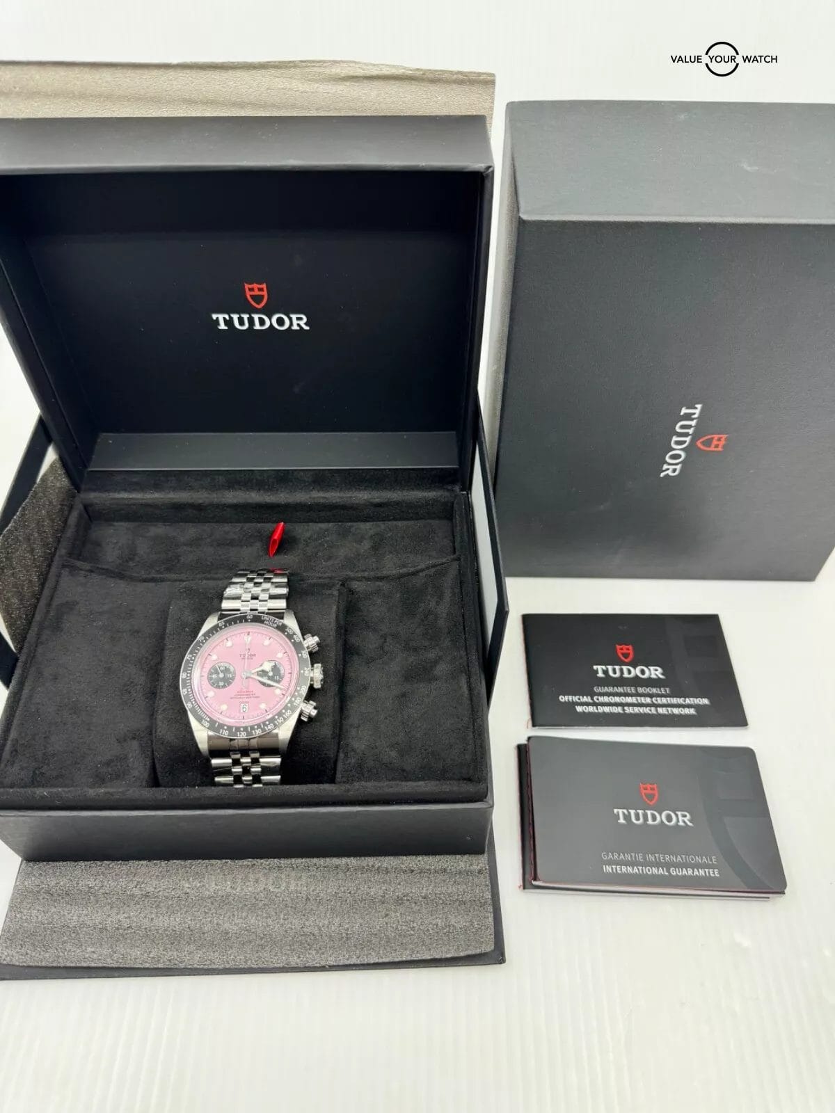 2024 Pink Dial Tudor Black Bay Chronograph 79360N-0019 Box and Papers Unworn - Image 2