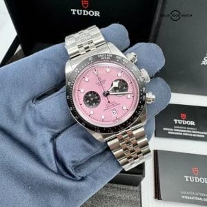 2024 Pink Dial Tudor Black Bay Chronograph 79360N-0019 Box and Papers Unworn