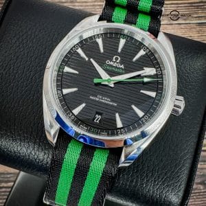 Omega Seamaster Aqua Terra 150M 41mm Steel on NATO Strap – 220.12.41.21.01.002 – Full Set – MSRP $5900