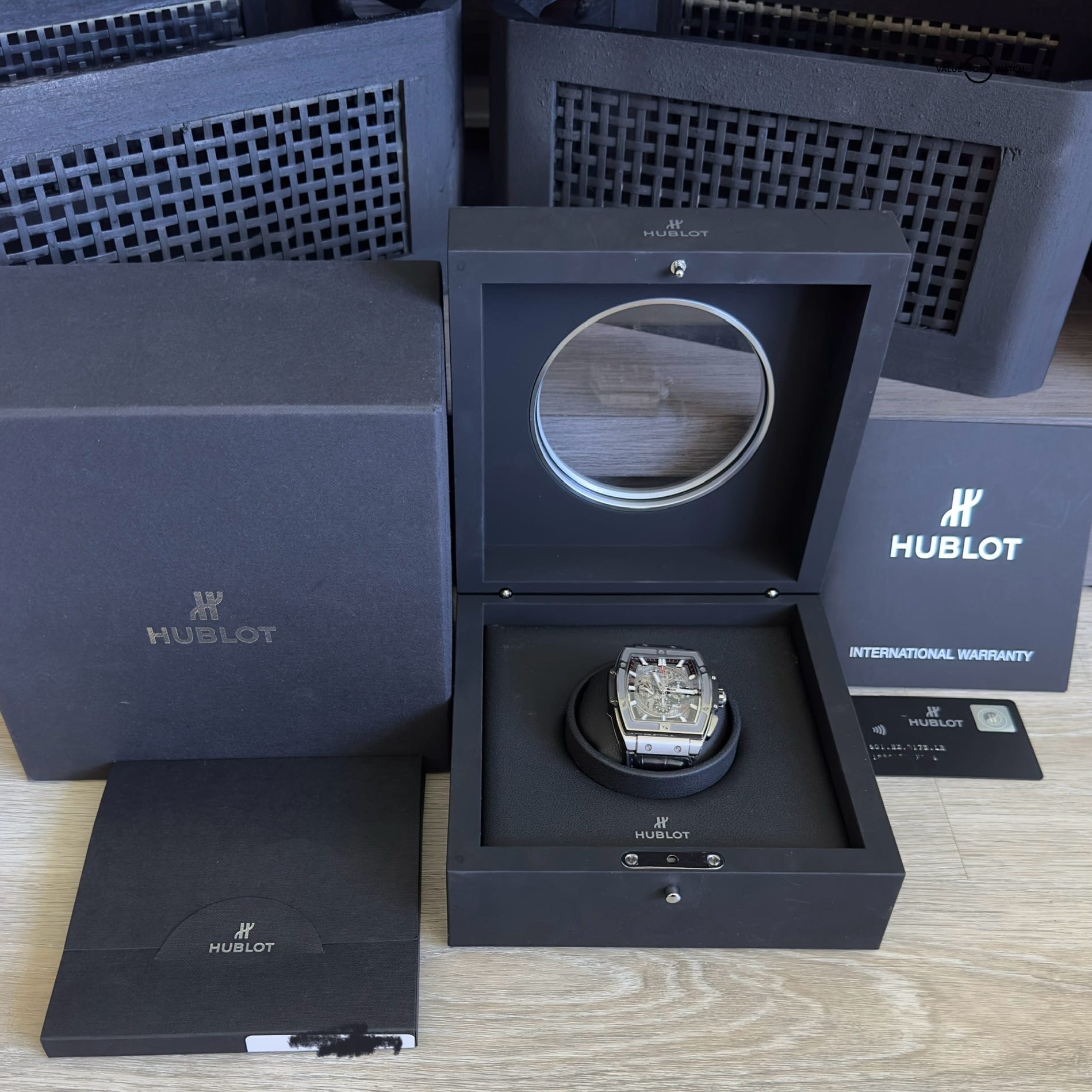 Hublot Spirit of Big Bang 45mm Titanium Skeleton/Exhibition w/Box and Papers