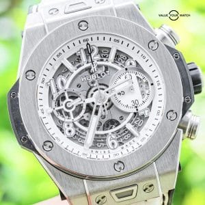 Hublot Big Bang Unico 45 Titanium JSM15 White $20K MSRP Box 411.NE.2010.LR.JSM15