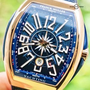 Franck Muller Vanguard Yachting 45 mm Rose Gold Blue  V 45 SC DT YACHTING 5N BL