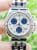 Breitling Chrono Sirius 40 Windrider Silver & Blue Dial Bracelet Boxes A53011