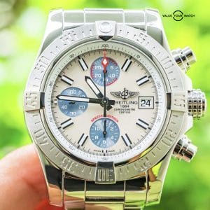 Breitling Avenger II Chronograph 43 Special Edition Mother of Pearl MOP A13381
