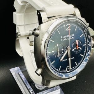 Panerai Luminor Luna Rossa Chrono Blue Dial Steel PAM01303 Full Set
