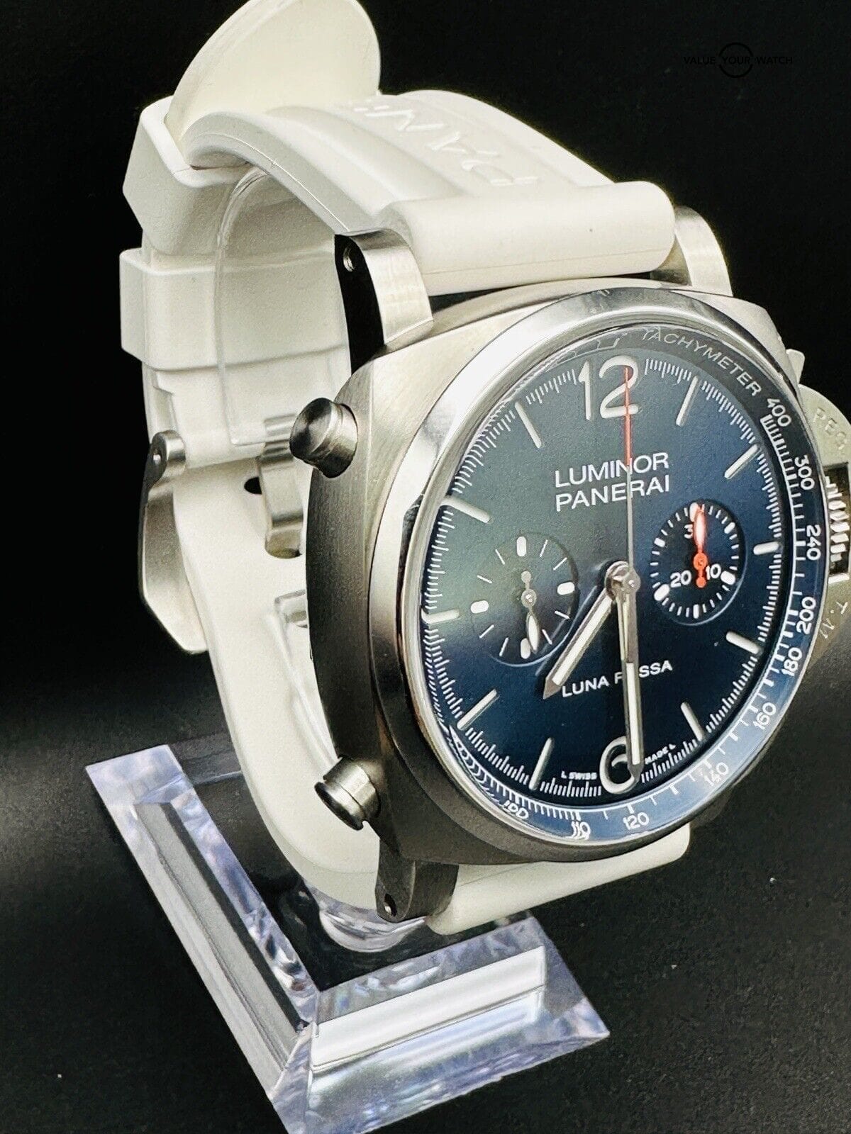 Panerai Luminor Luna Rossa Chrono Blue Dial Steel PAM01303 Full Set