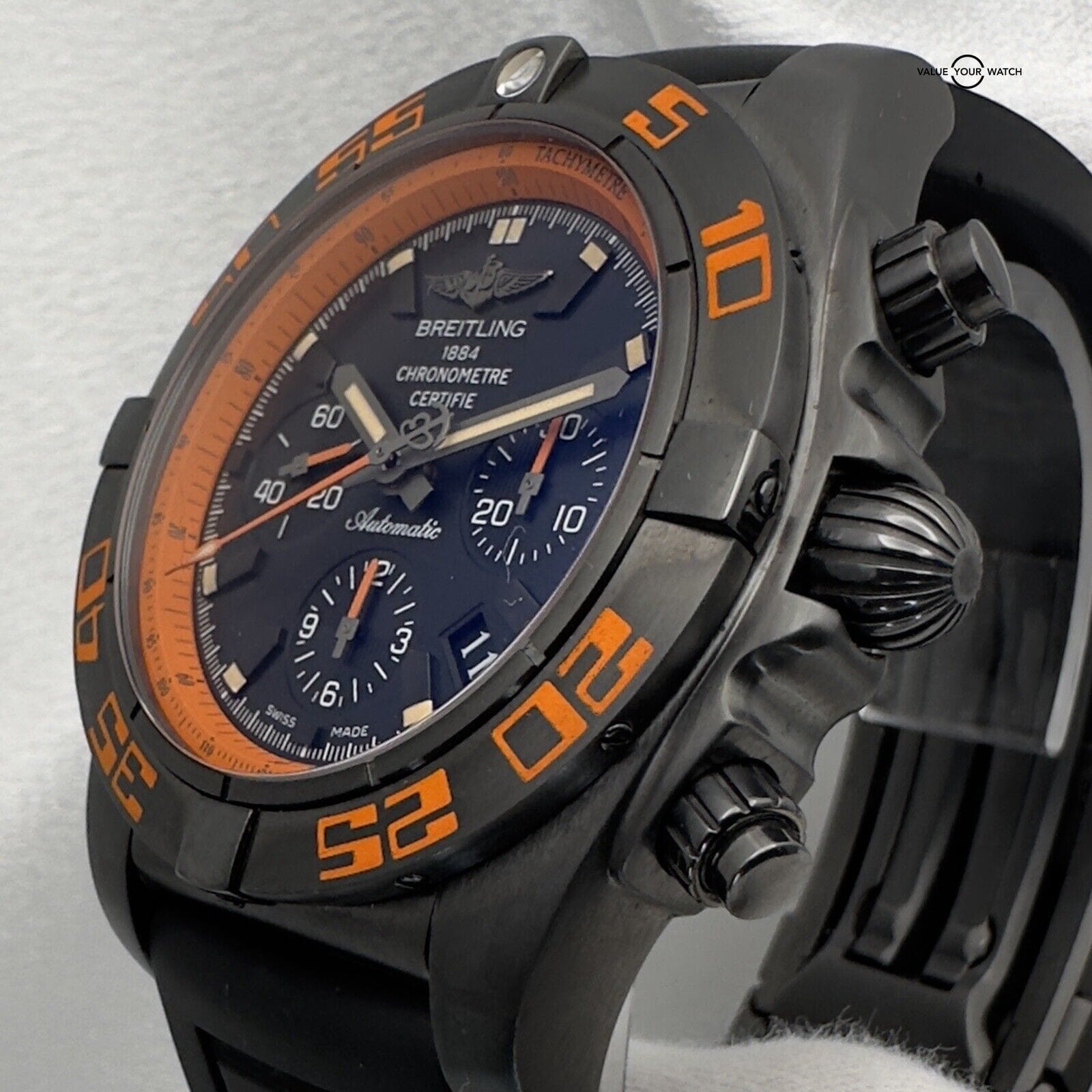 Breitling Chronomat 44 Raven 44mm Auto Blacksteel MB0111C2/BD07