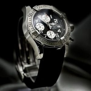 Breitling Avenger II 43MM Tungsten Gray Dial Rubber Strap (A1338111/F564)