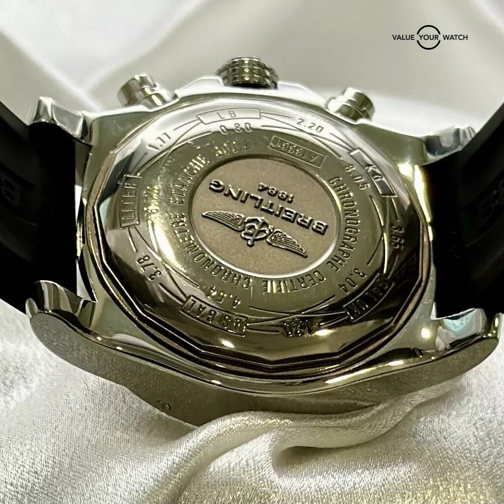 Breitling Avenger II 43MM Tungsten Gray Dial Rubber Strap (A1338111/F564) - Image 8