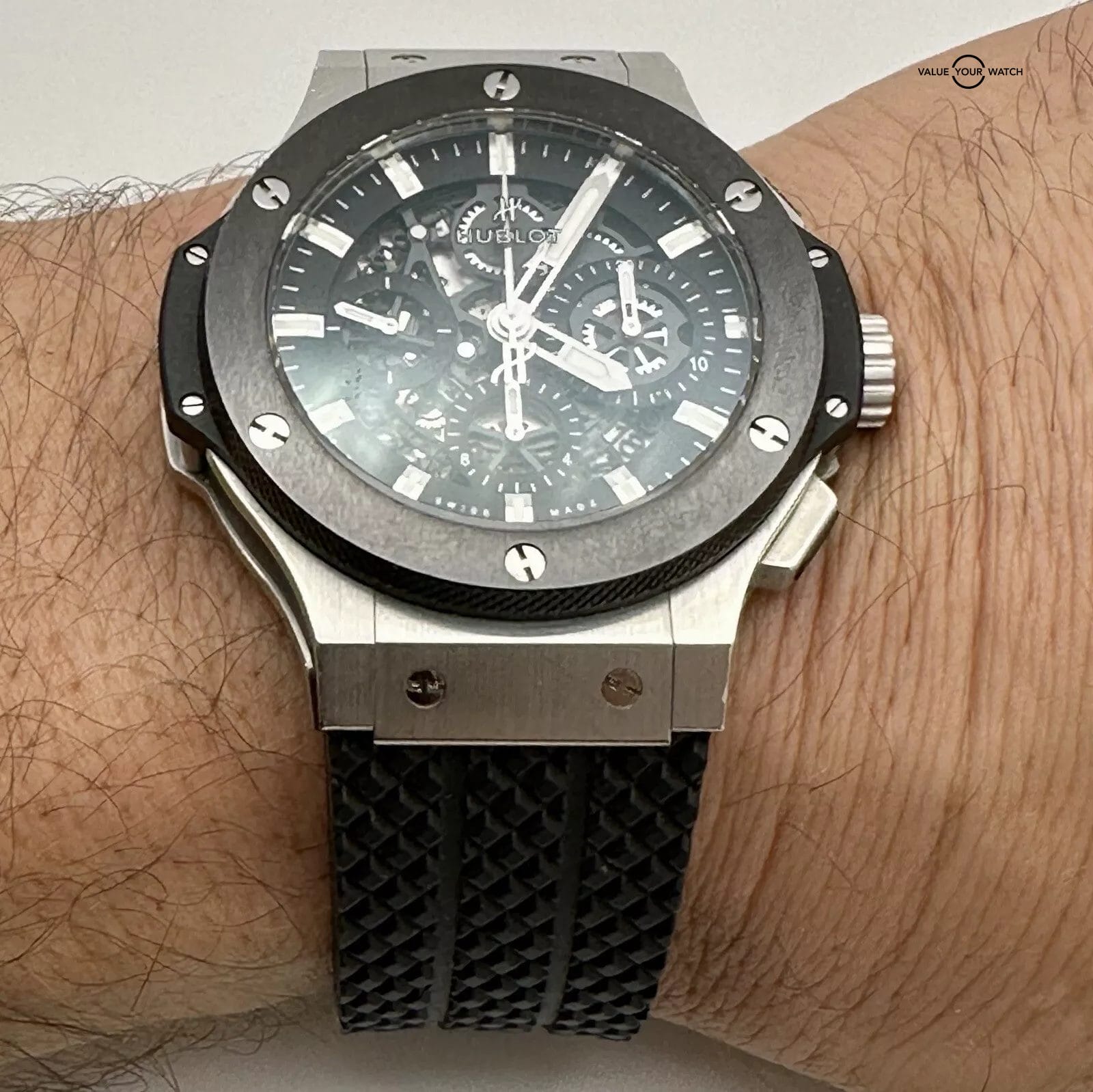 Hublot Big Bang Aero Black Silver Skeleton - Image 2