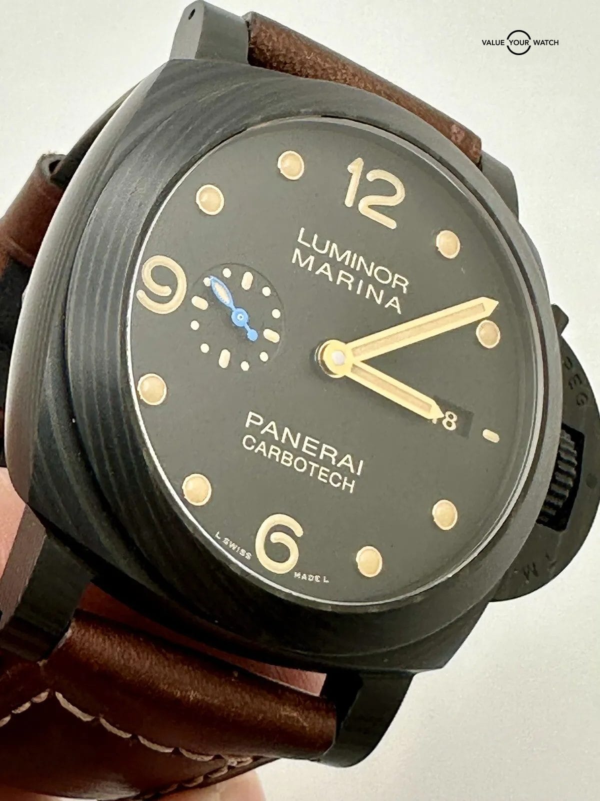 Panerai Luminor Marina 1950 PAM 661 Carbotech Box & Papers -Two Straps! Pam00661 - Image 7