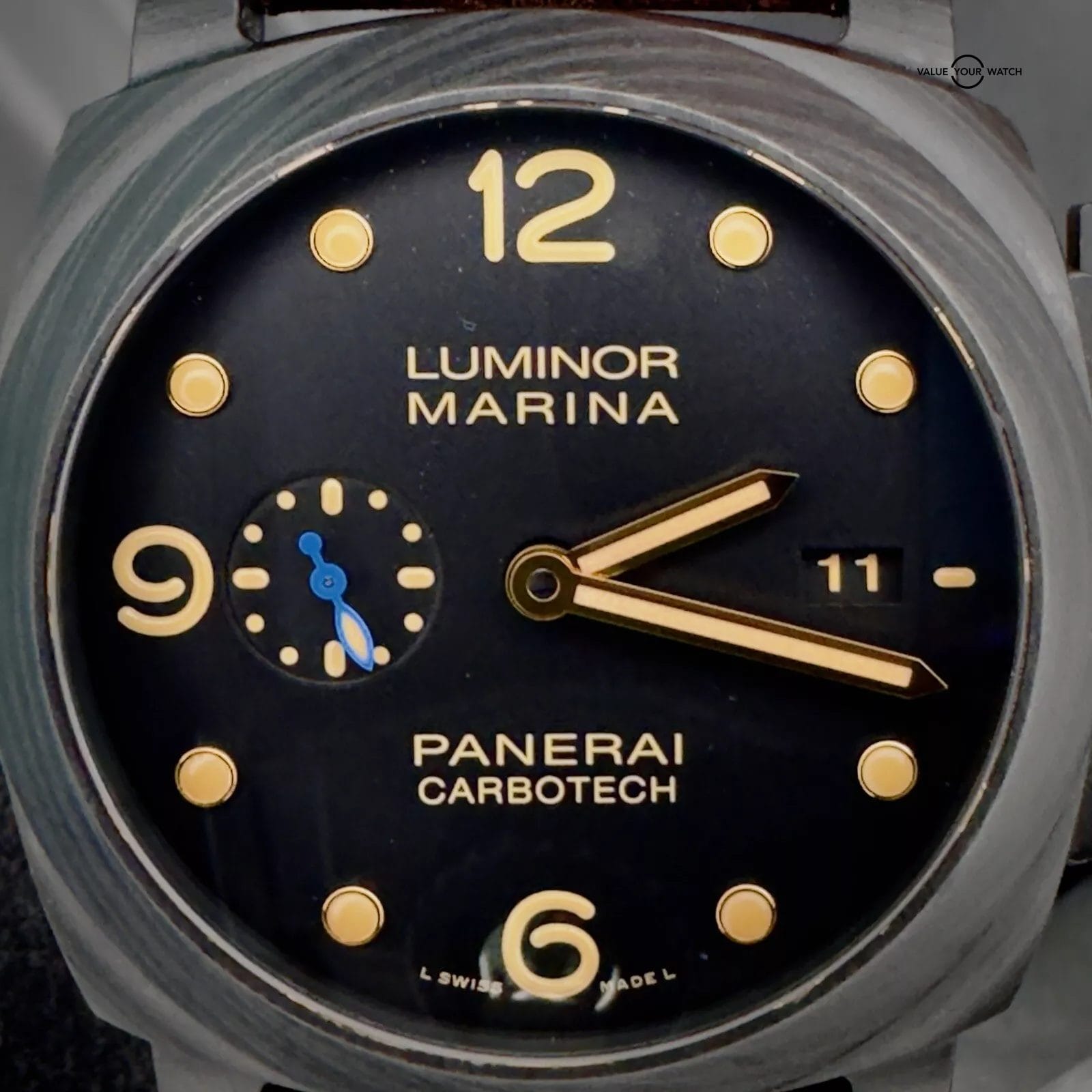 Panerai Luminor Marina 1950 PAM 661 Carbotech Box & Papers -Two Straps! Pam00661 - Image 8