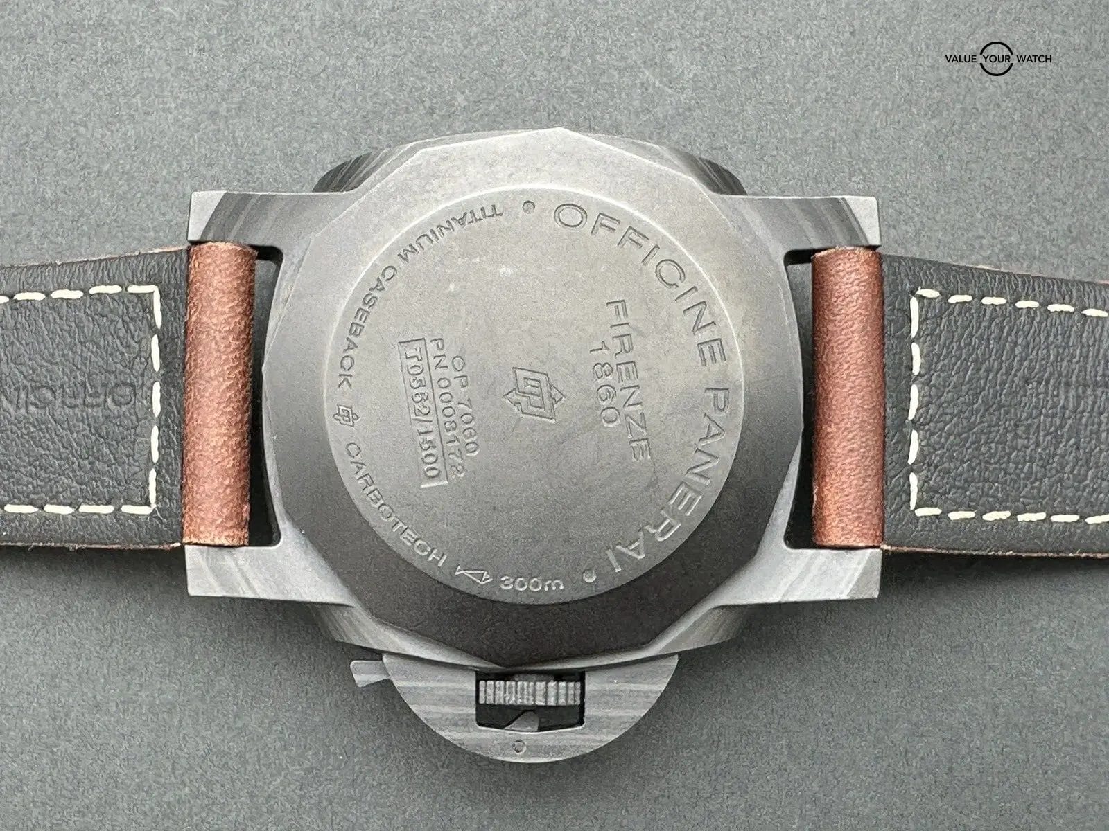 Panerai Luminor Marina 1950 PAM 661 Carbotech Box & Papers -Two Straps! Pam00661 - Image 10