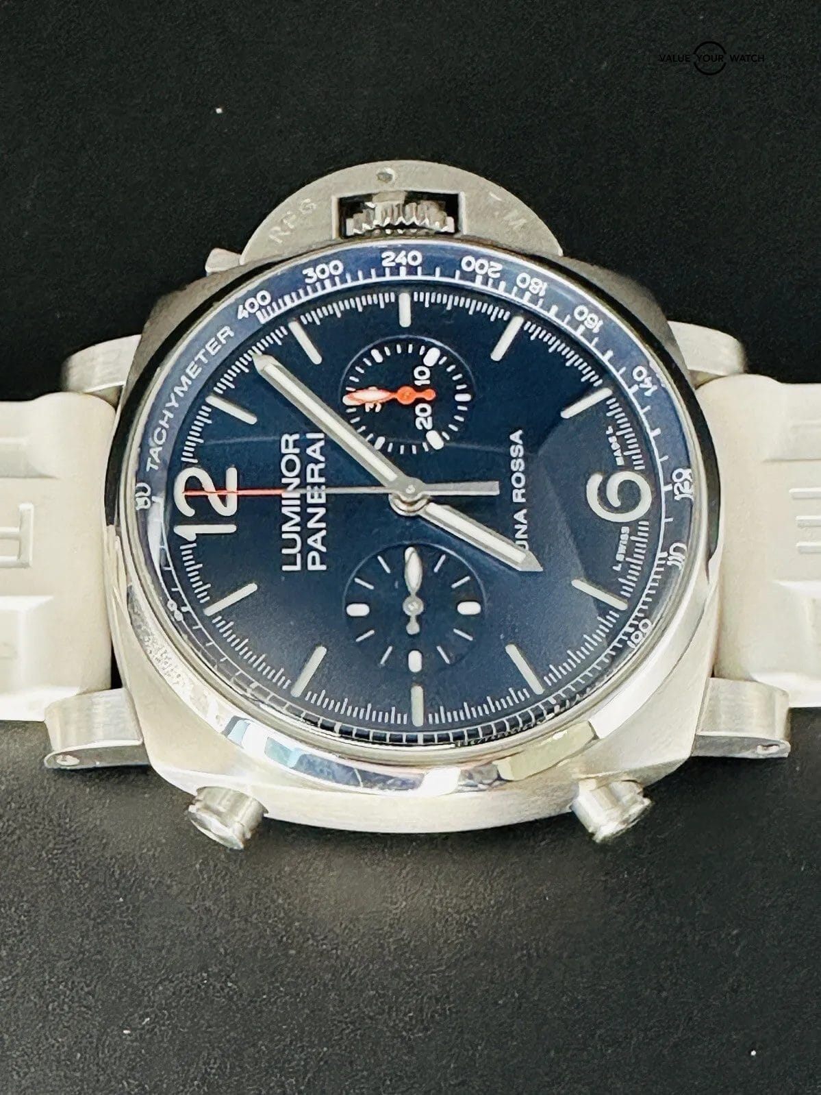 Panerai Luminor Luna Rossa Chrono Blue Dial Steel PAM01303 Full Set - Image 16