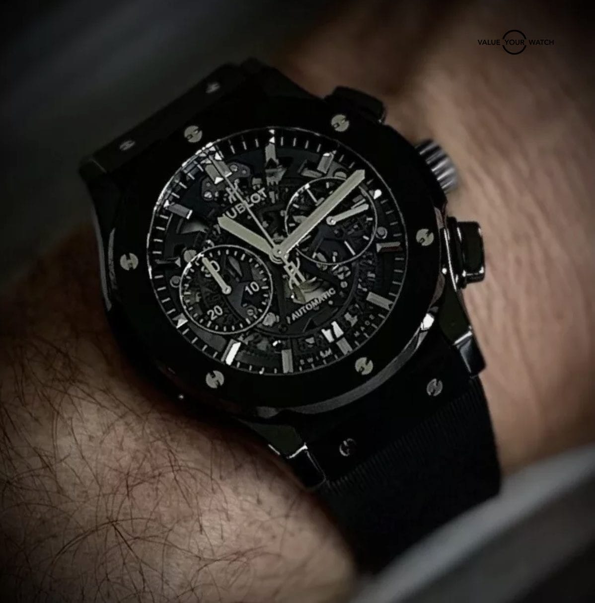HUBLOT Classic Fusion Aero Chronograph Black Magic Ref.525.CM.0170.RX - Image 7