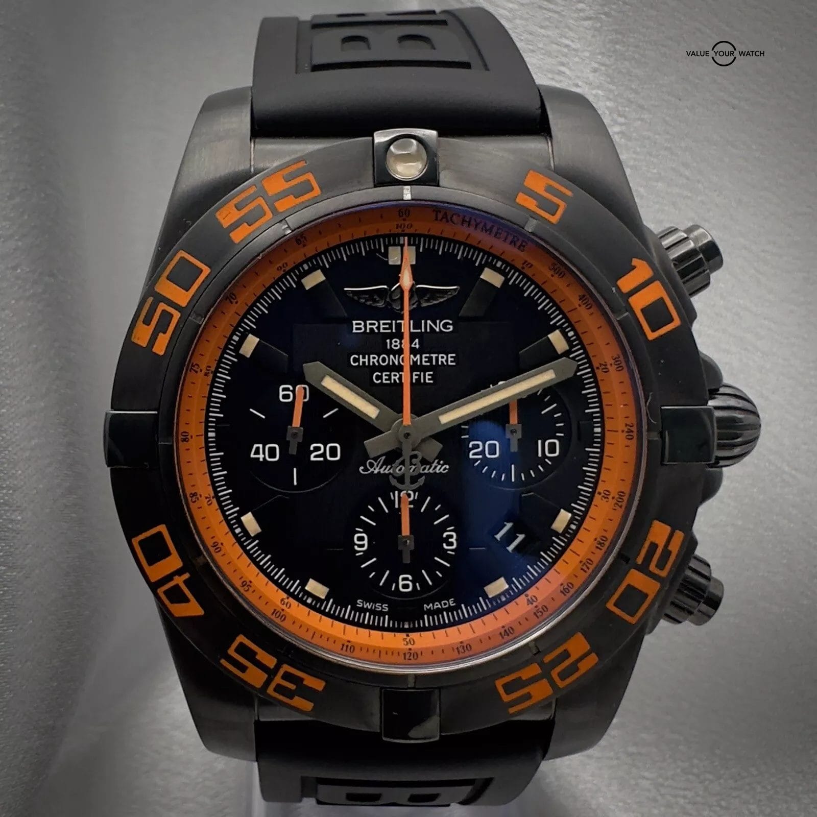 Breitling Chronomat 44 Raven 44mm Auto Blacksteel MB0111C2/BD07 - Image 10