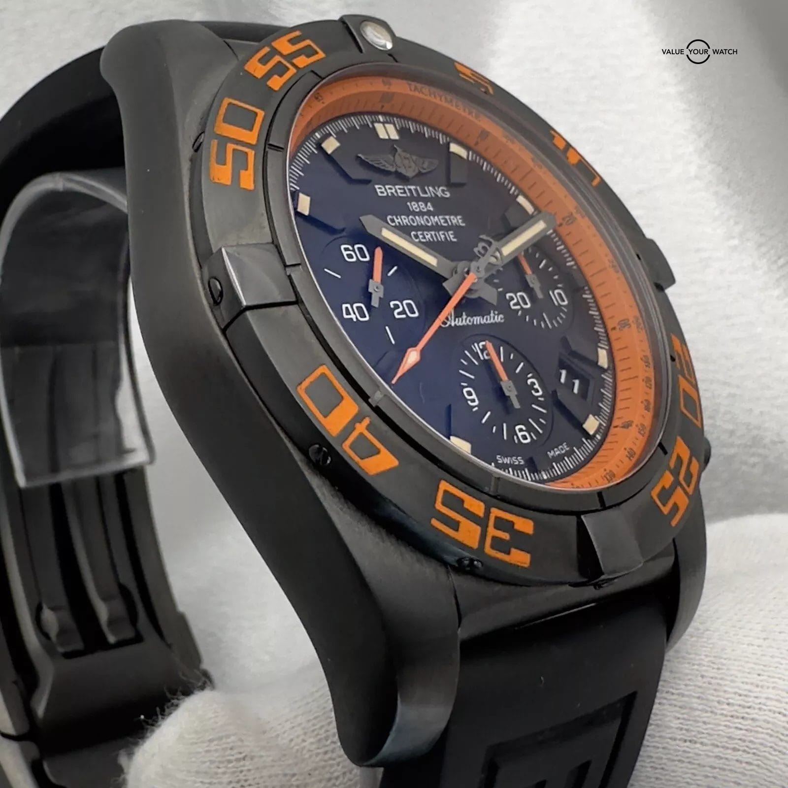 Breitling Chronomat 44 Raven 44mm Auto Blacksteel MB0111C2/BD07 - Image 11