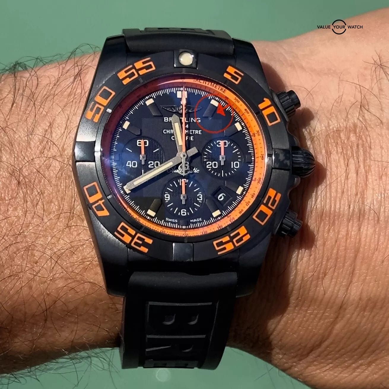 Breitling Chronomat 44 Raven 44mm Auto Blacksteel MB0111C2/BD07 - Image 12