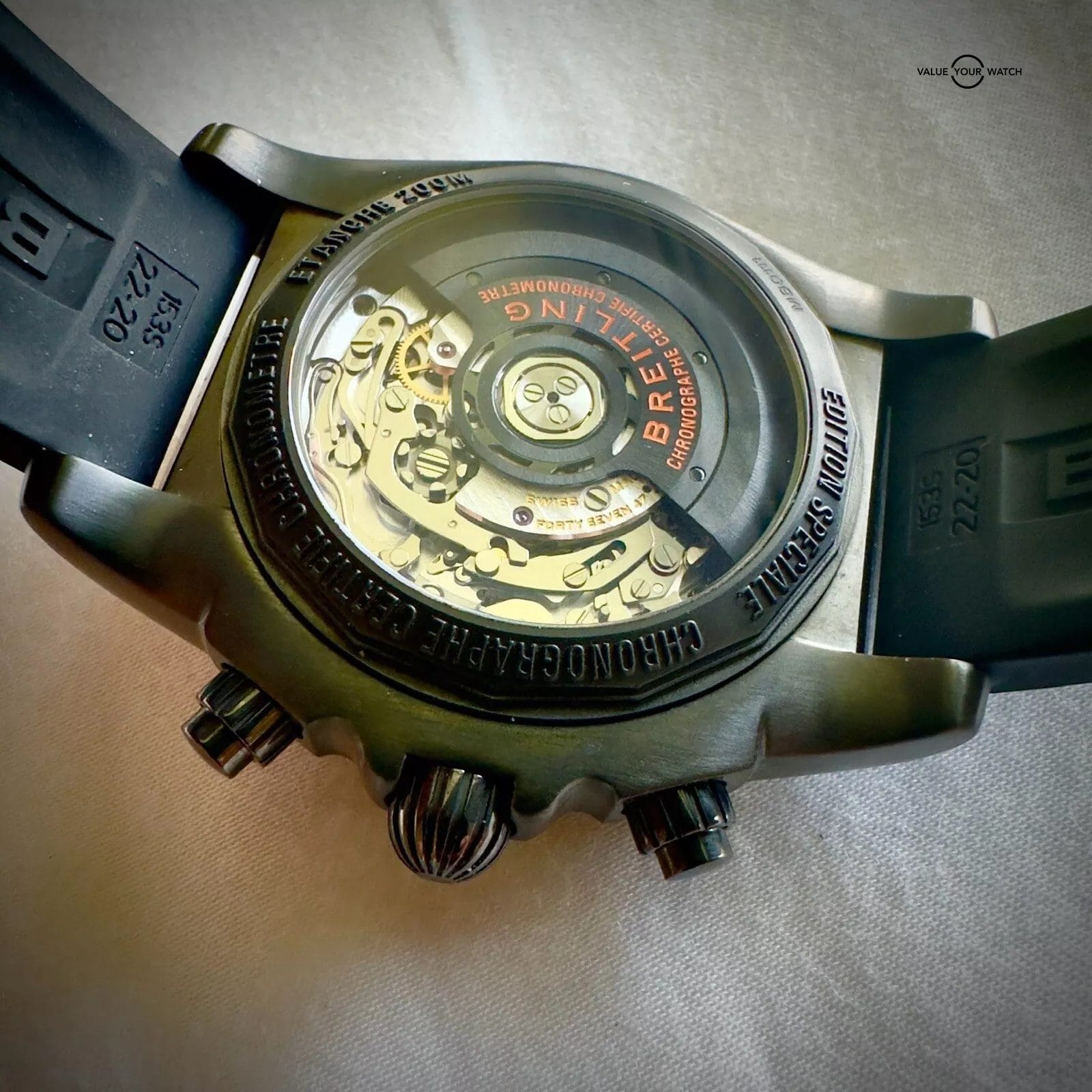 Breitling Chronomat 44 Raven 44mm Auto Blacksteel MB0111C2/BD07 - Image 15