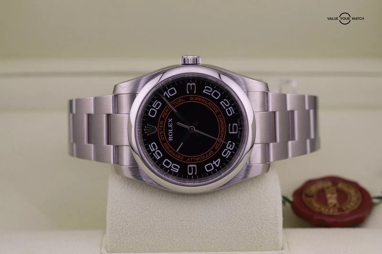 Rolex Oyster Perpetual Harley Steel 36mm Automatic Men’s Watch 116000 - B/P - Image 3