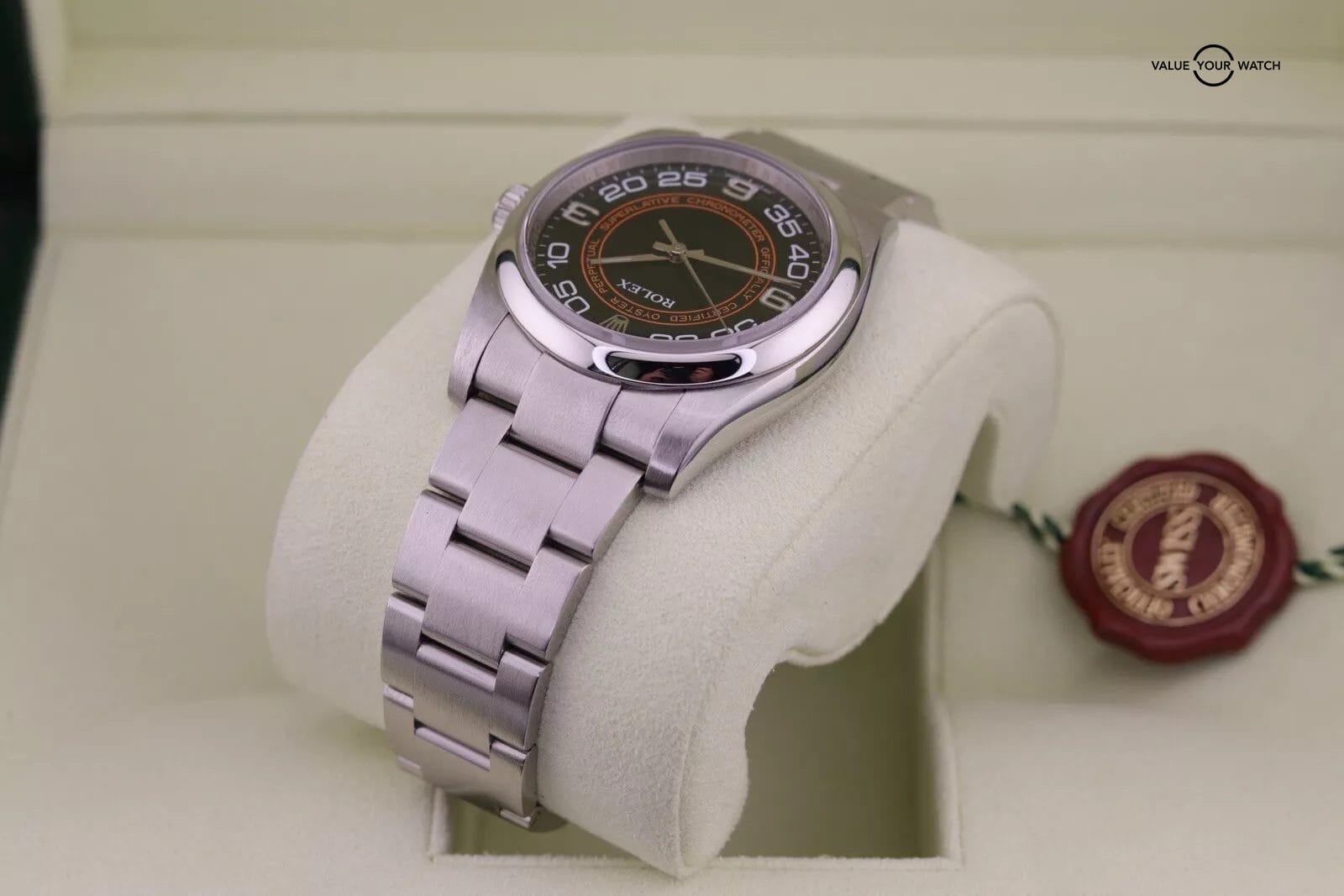 Rolex Oyster Perpetual Harley Steel 36mm Automatic Men’s Watch 116000 - B/P - Image 8