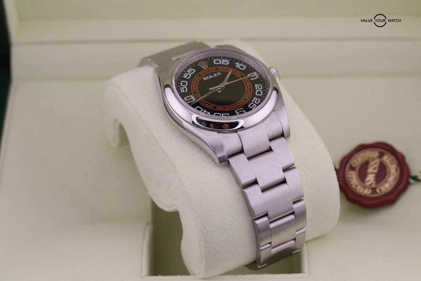 Rolex Oyster Perpetual Harley Steel 36mm Automatic Men’s Watch 116000 - B/P - Image 9